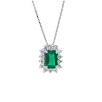 Halskette Babila Milano Dame Bacia_Mi in Gold Smeraldo 0.55 Ct 166907 - 166907